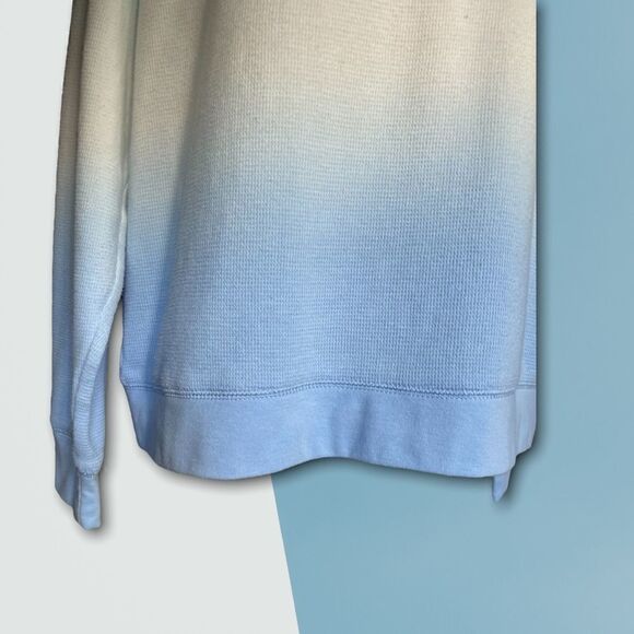 Splendid | EUC Splendid Ladies Women’s Thermal Ombré Tie Dyed Top Size Large L - Picture 6 of 7